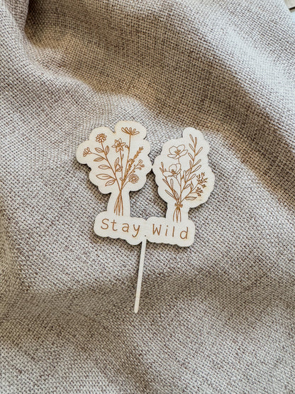 STAY WILD (2stk minitoppere)